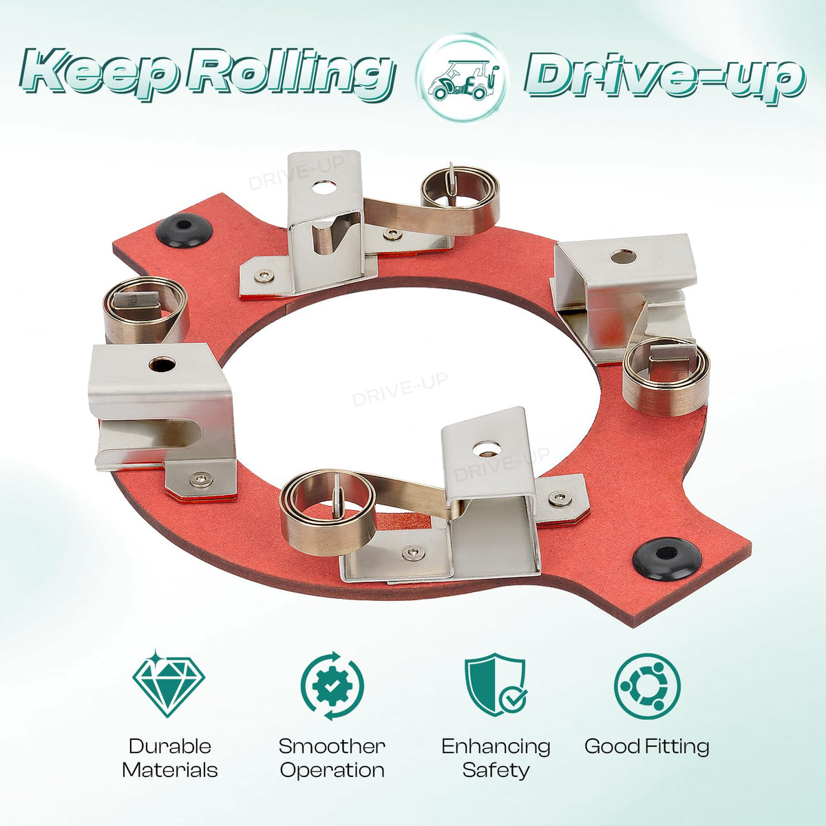 Drive Up four brush springs included for reliable contact and simple replacement