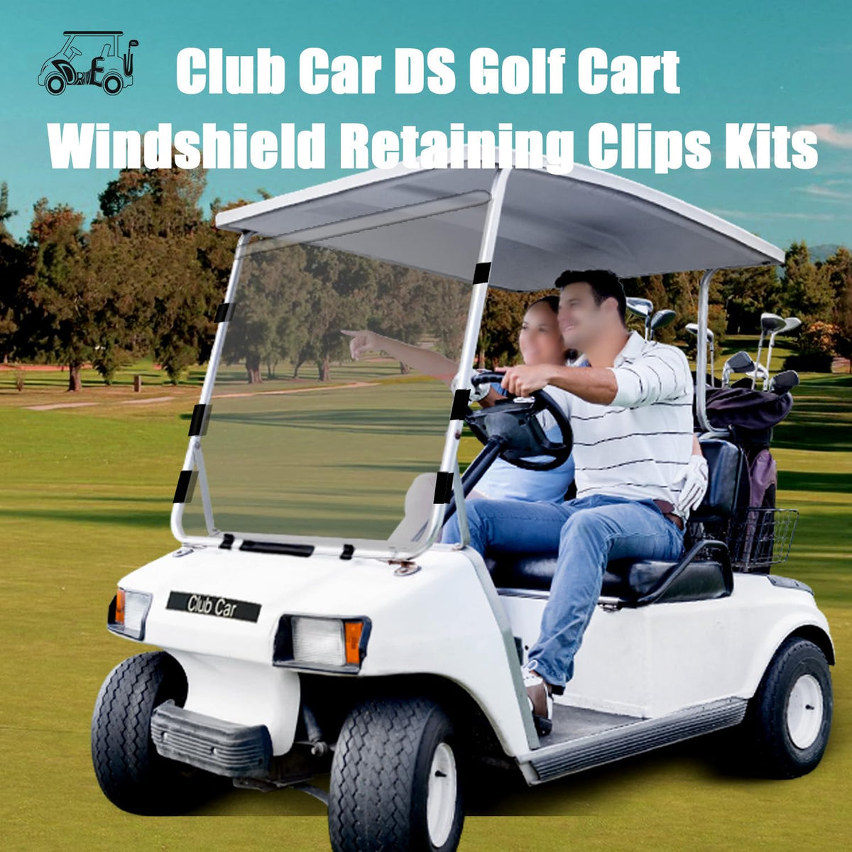 DRIVE UP bumper pads protect the windscreen from impacts and wear.