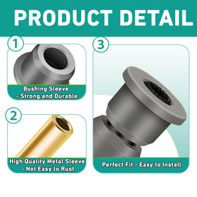 Drive Up bushing sleeves set supports long-lasting cushions