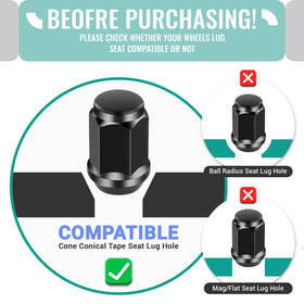 DRIVE UP chrome lug nut assembly closeup shows robust construction
