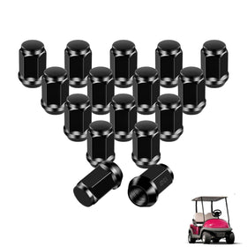 Drive Up chrome lug nut kit in a 16-pack for golf carts with a shiny chrome finish