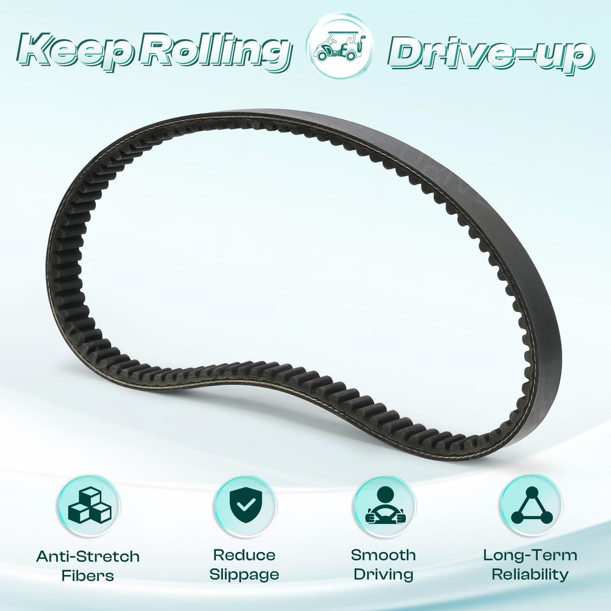 Drive Up Club Car DS belt 1993-up: smooth operation and reliable power.