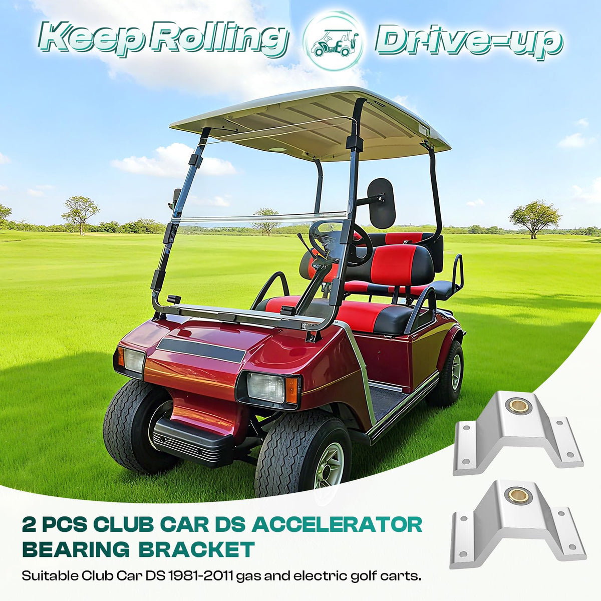Drive Up DS rod bracket with bushing kit for reliable throttle response