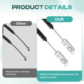 Drive Up Club Car DS brake cable kit, full set, easy install.