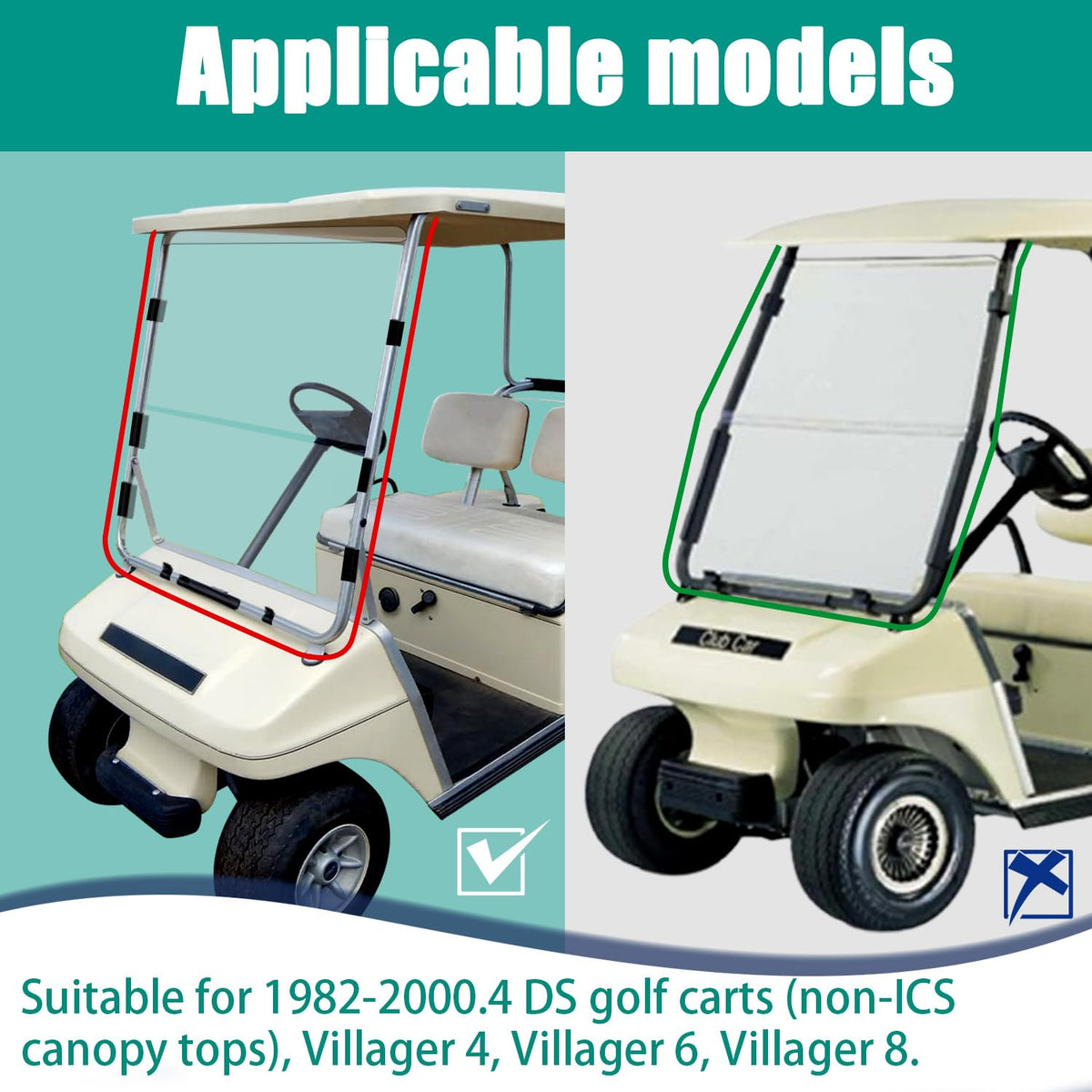 DRIVE UP Club Car DS clip kit simplifies installation and maintenance.