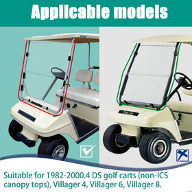 DRIVE UP Club Car DS clip kit simplifies installation and maintenance.