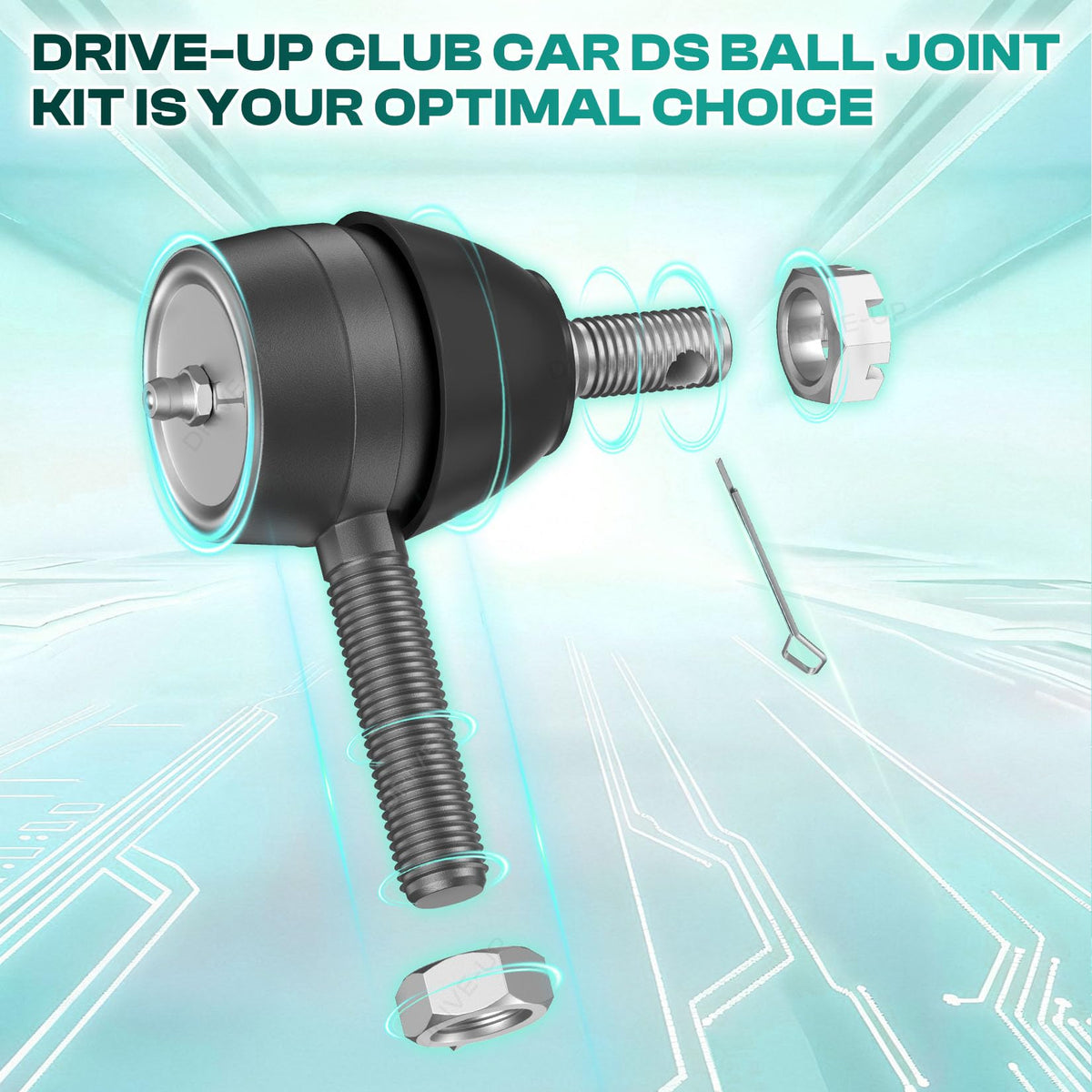 Drive Up Club Car DS compatibility shot for model range 1976-2008.