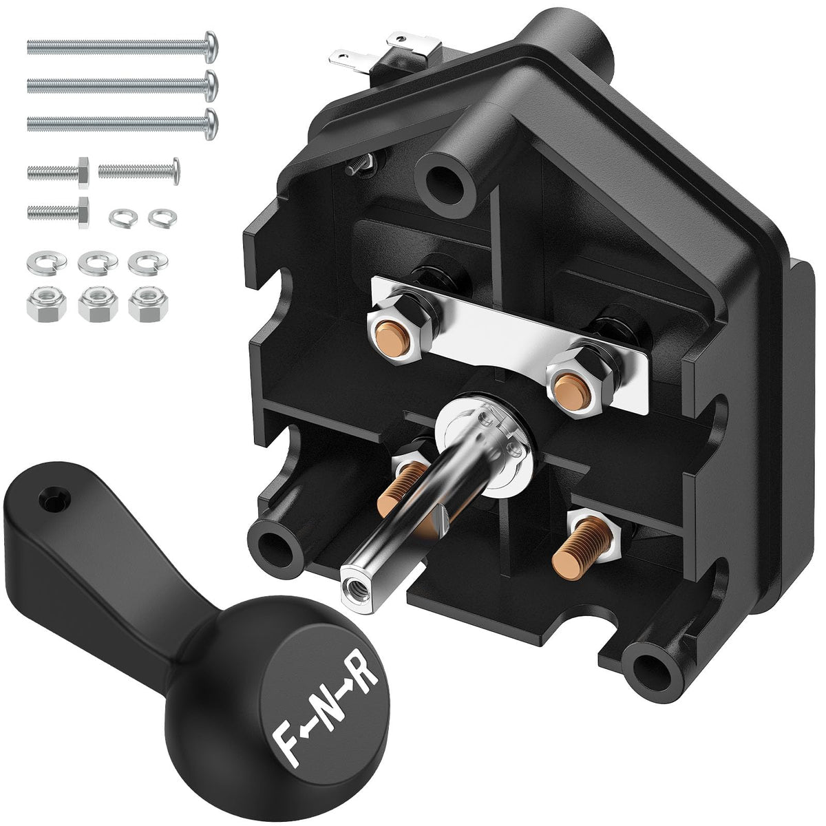 Drive Up Club Car DS forward-reverse switch close-up for reliable cart control.
