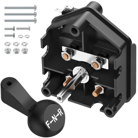 Drive Up Club Car DS forward-reverse switch close-up for reliable cart control.