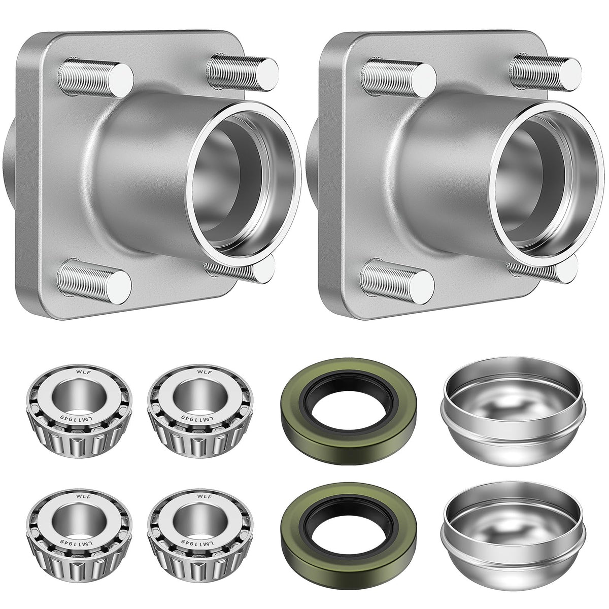 Drive Up Club Car DS front hub assembly kit for easy replacement