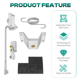 DRIVE UP parking brake latch kit for secure parking on DS carts.