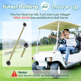 DRIVE UP rack pinion drag link for Club Car DS enhances steering response.