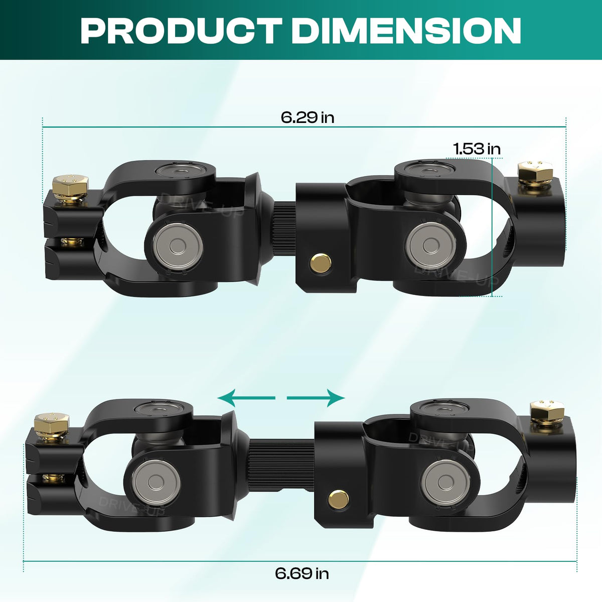 Drive Up Club Car DS durable steering joint resists wear over time