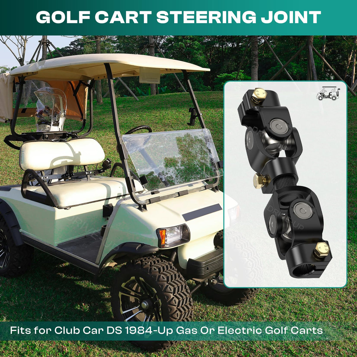 Drive Up Club Car DS steering joint replacement part for longevity and smoother steering