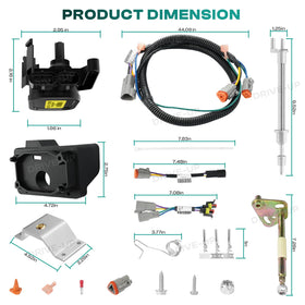 Drive Up tow/run switch setup on DS to ensure safe power switching.