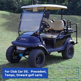 Drive Up ready-to-use message holder strip installed on a Club Car