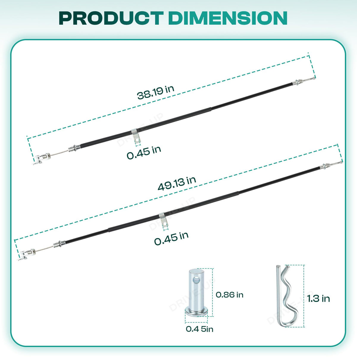 DRIVE UP packaging image for Club Car Precedent brake cables
