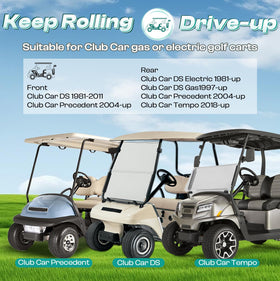 Drive Up rear shock absorber for Club Car DS and Precedent enhances comfort on rough roads