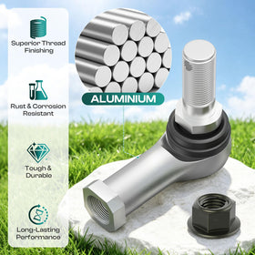 Drive Up Tempo right-thread tie rod end for reliable golf cart performance.
