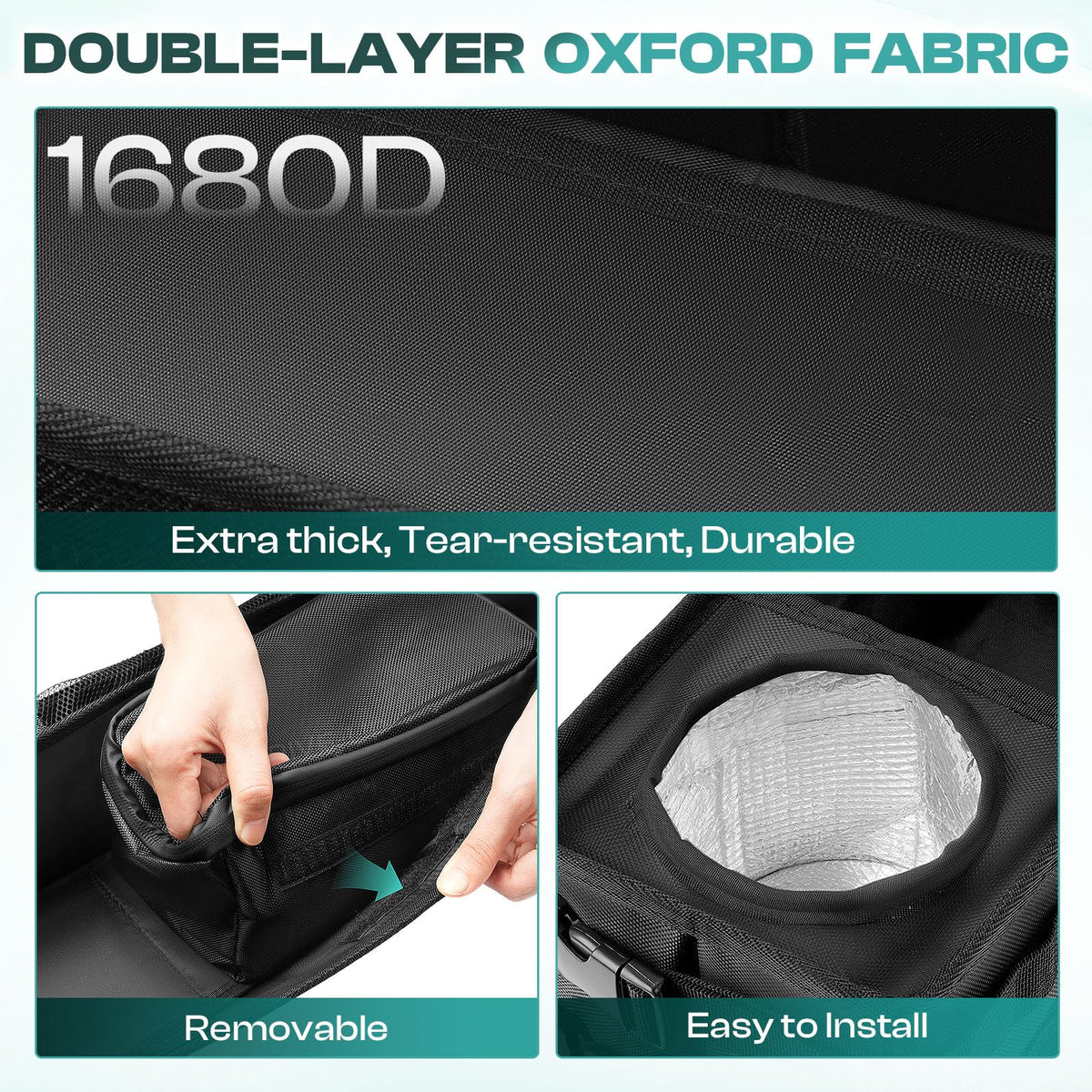 DRIVE UP insulated cup holders keep drinks cool and accessible