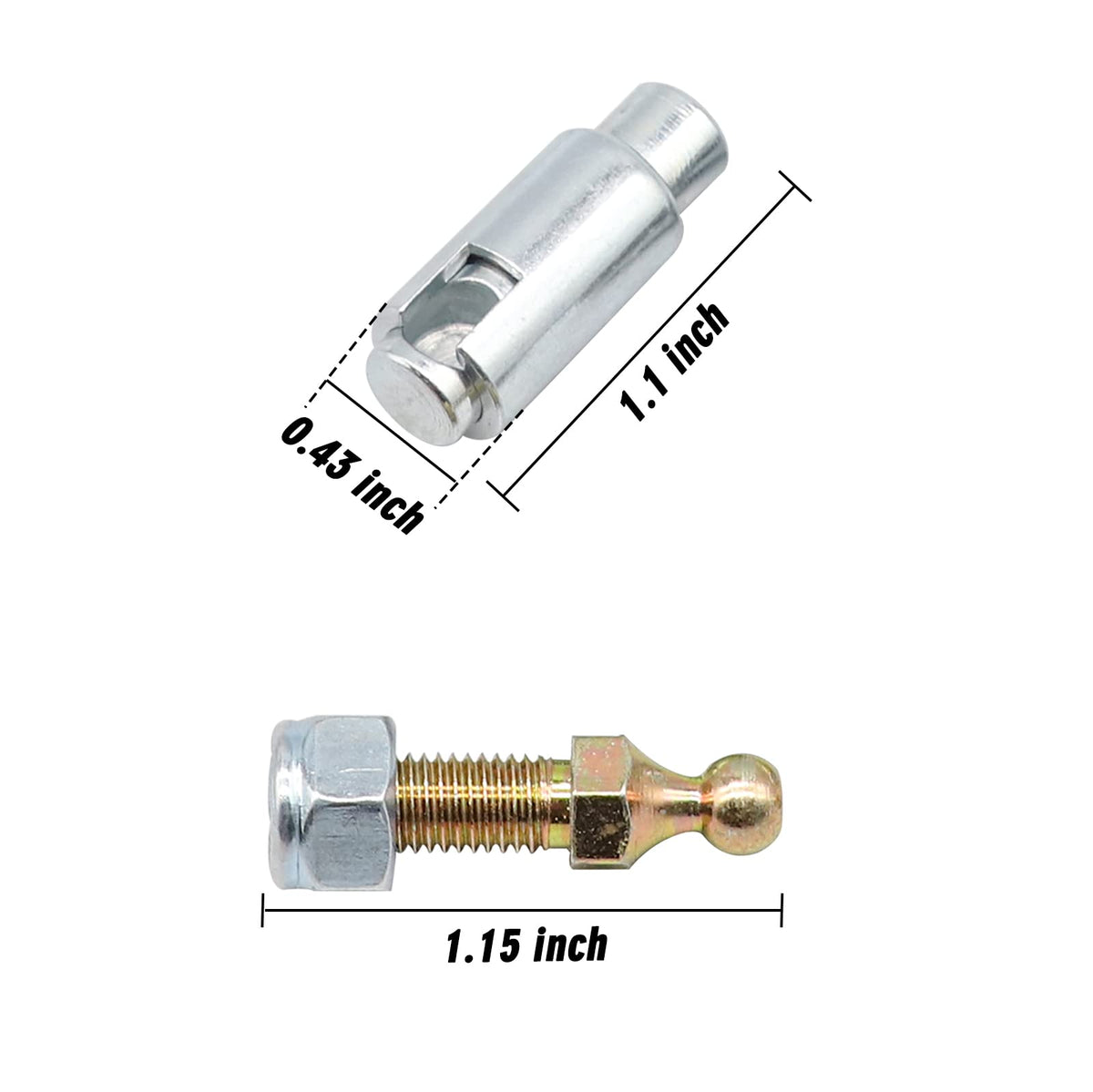 Drive Up DS 1984-up gas image shows compatible transmission end components