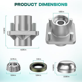 Drive Up DS front hub kit ready for quick installation