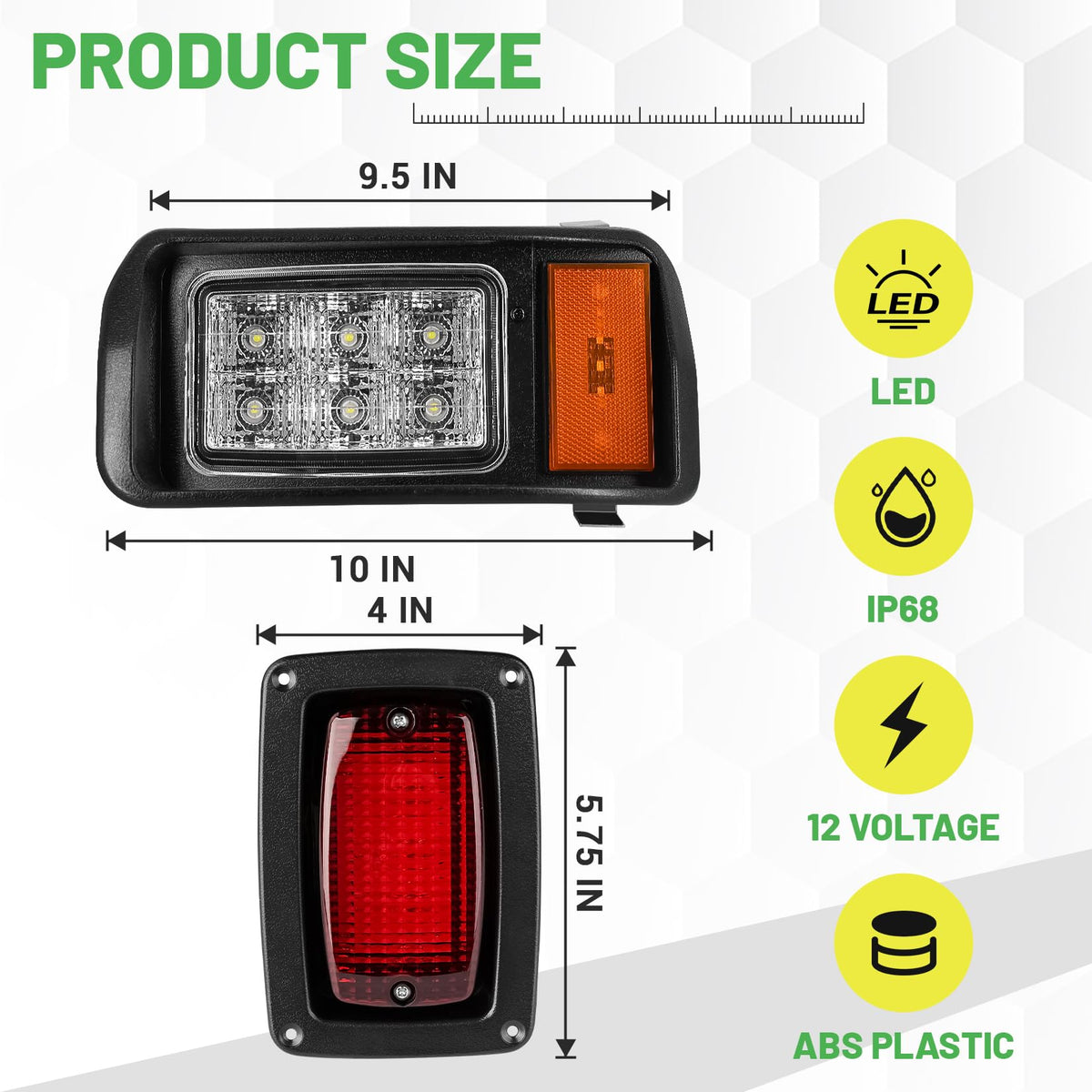 DRIVE UP wiring harness with switch delivers easy, reliable power to the LED kit.