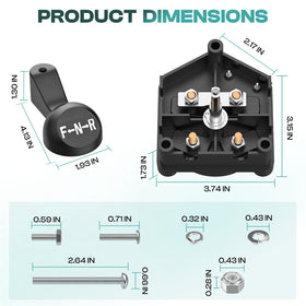 Drive Up DS switch and cover with wiring for durable operation.