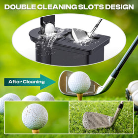 Drive Up dual cleaning slots image showing built-in bristles for scrubbing.