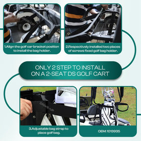 DRIVE UP durable metal construction for long-lasting bag holder.