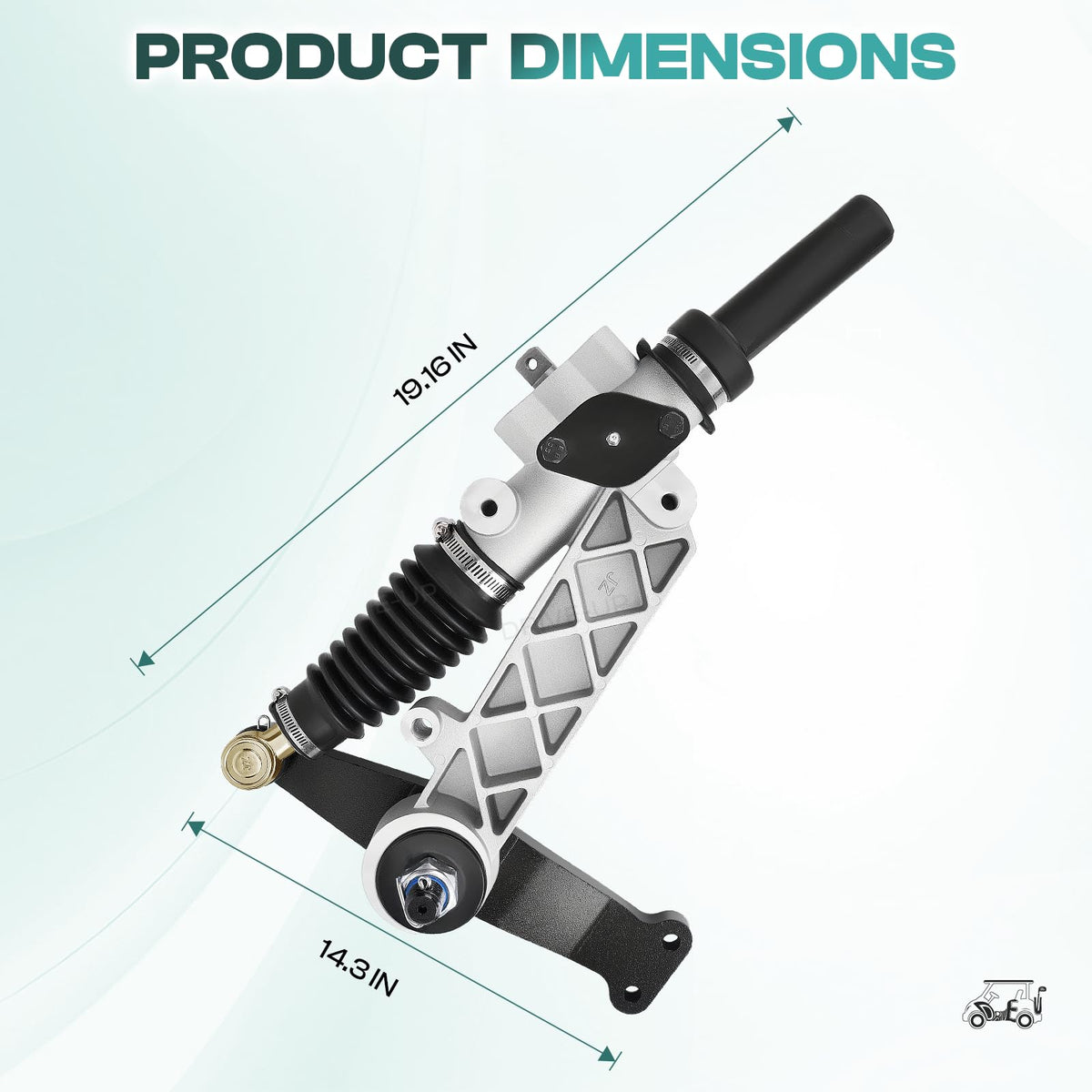 DRIVE UP durable steel steering gearbox emphasizes longevity and wear resistance