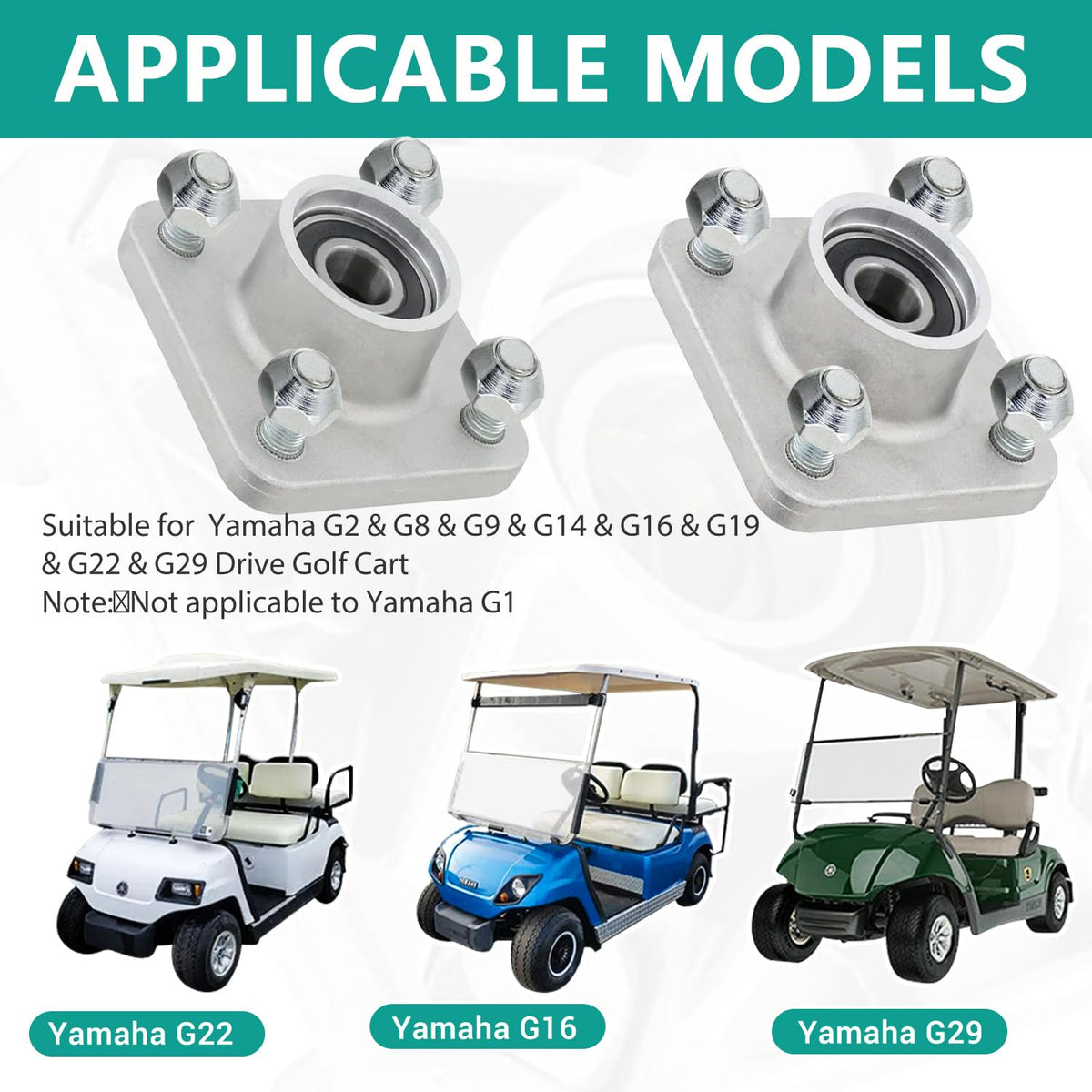 Drive Up durable steel hub surface; resistant to wear for ongoing reliability.