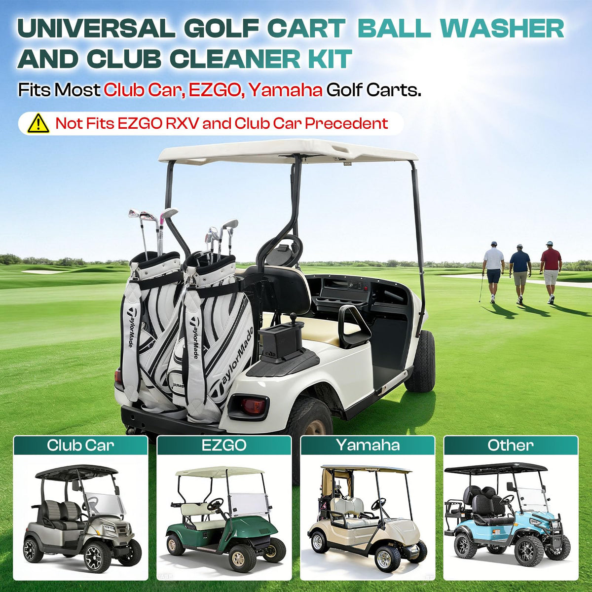 Drive Up easy-clean and drain operation improves maintenance between rounds.