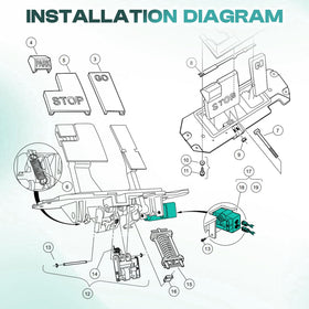 DRIVE UP easy installation guide to simplify upgrading your golf cart