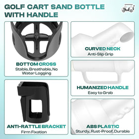 Drive Up sand bottle installs quickly with simple drilling and mounting screws.