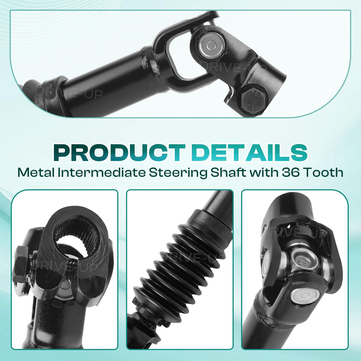 DRIVE UP EZGO 70580-G01 replacement shaft compatible with EZGO carts.