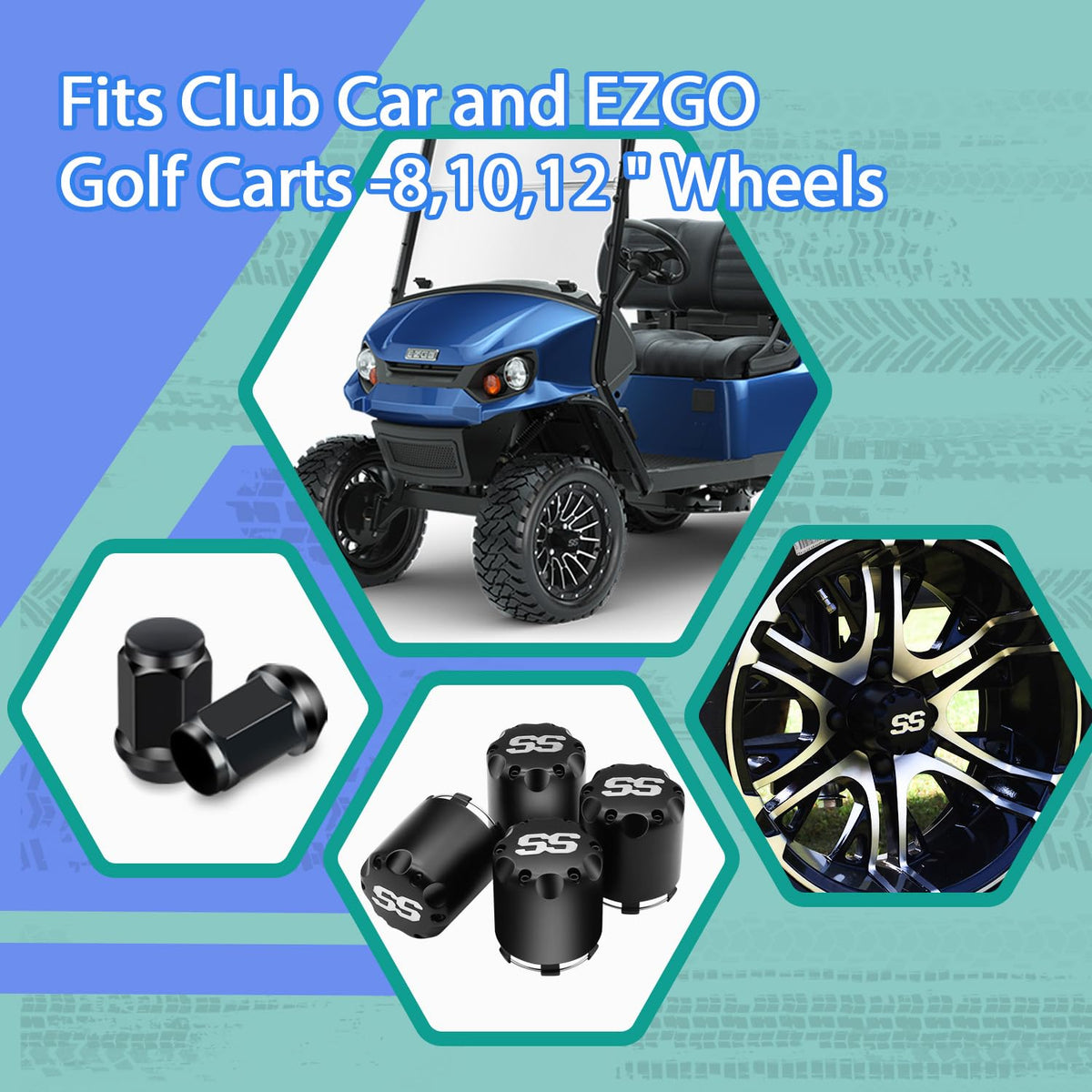 DRIVE UP compatibility label for EZGO and Club Car upgrades