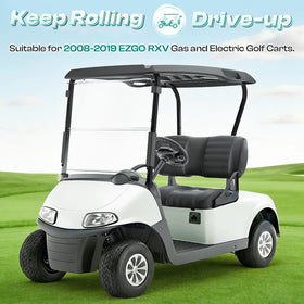 Drive Up EZGO dashboard label 608522 fits RXV 2008-2019 for easy replacement