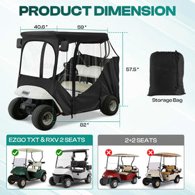 Drive Up EZGO enclosure installs without tools for fast setup.