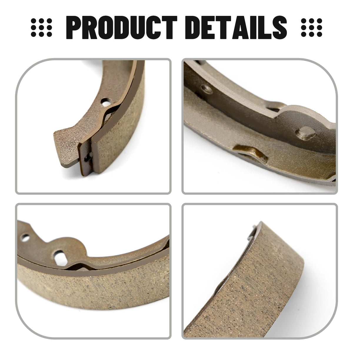 Drive Up EZGO Medalist brake shoes installed for smooth braking on inclines