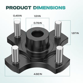 Drive Up EZGO RXV flange pack provides OEM-replacement plates for easy maintenance.