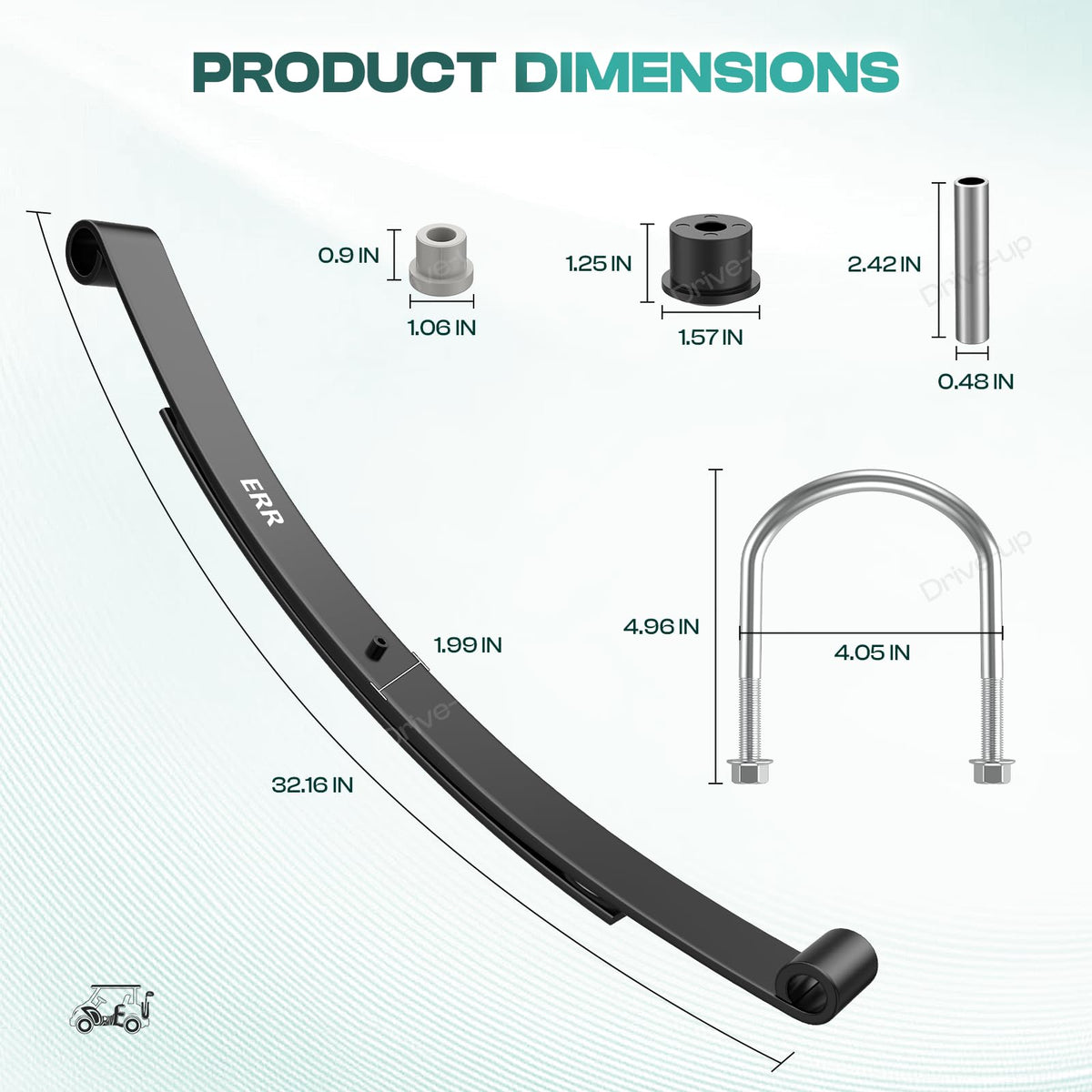 DRIVE UP EZGO RXV ready-to-install kit for 2008+ models