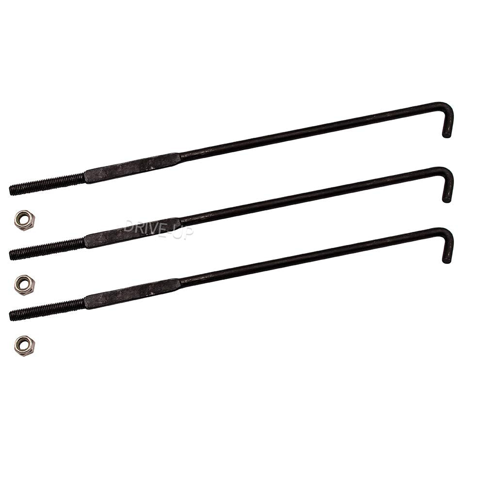 Drive Up 1 rod and nut for 2008+ EZGO RXV battery hold-down