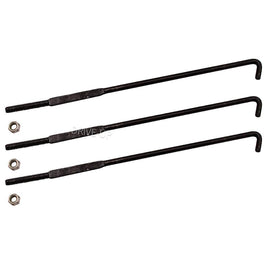 Drive Up 1 rod and nut for 2008+ EZGO RXV battery hold-down