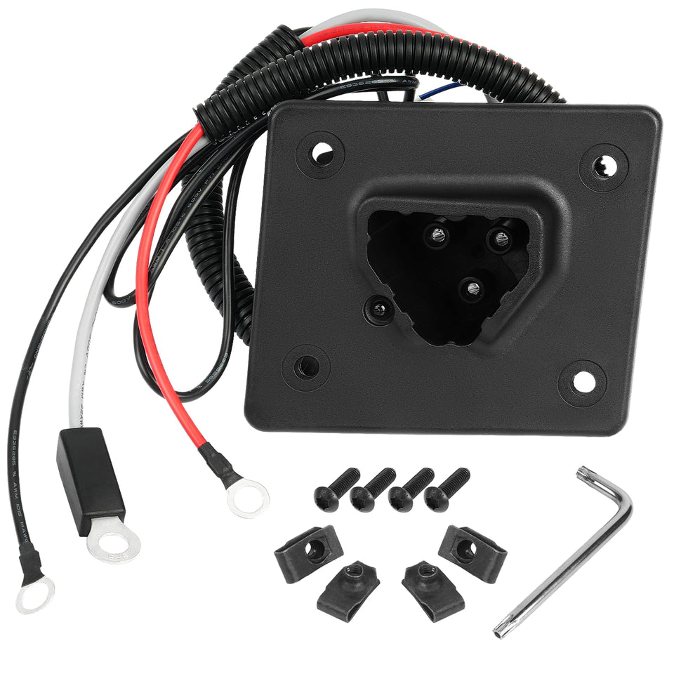 DRIVE UP EZGO RXV 48V receptacle with wires for stable charging