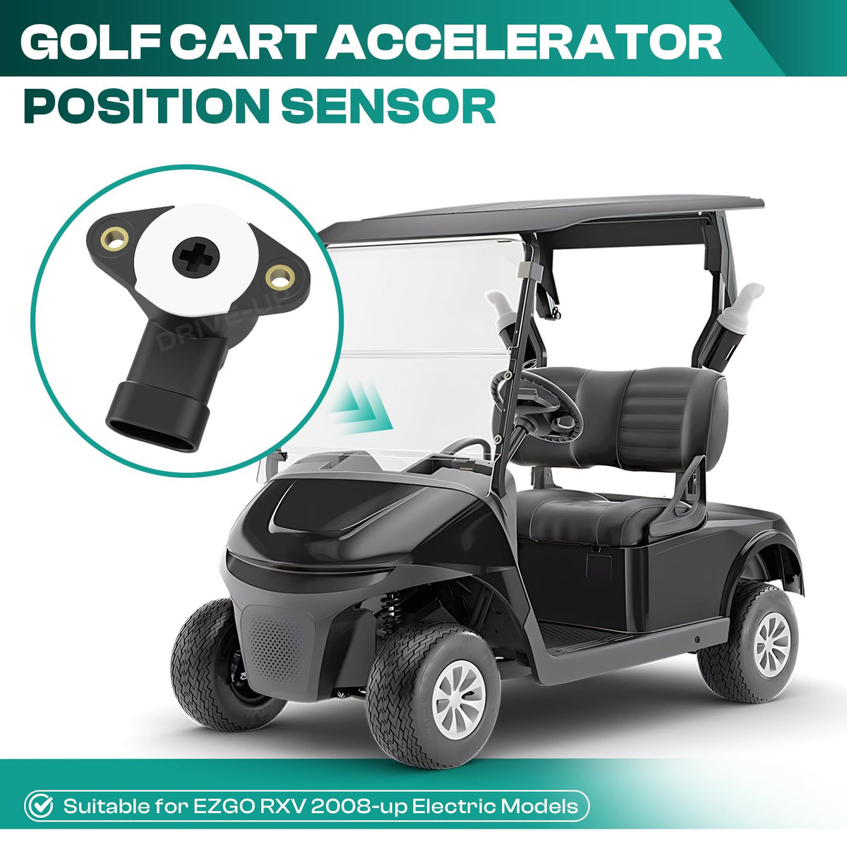 DRIVE UP EZGO RXV sensor demonstrating compatibility with 2008+ models