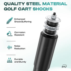 Drive Up EZGO RXV front shock absorber delivers better control.
