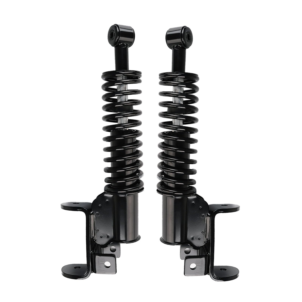 Drive Up EZGO RXV front shock assembly driver-side view improves ride stability