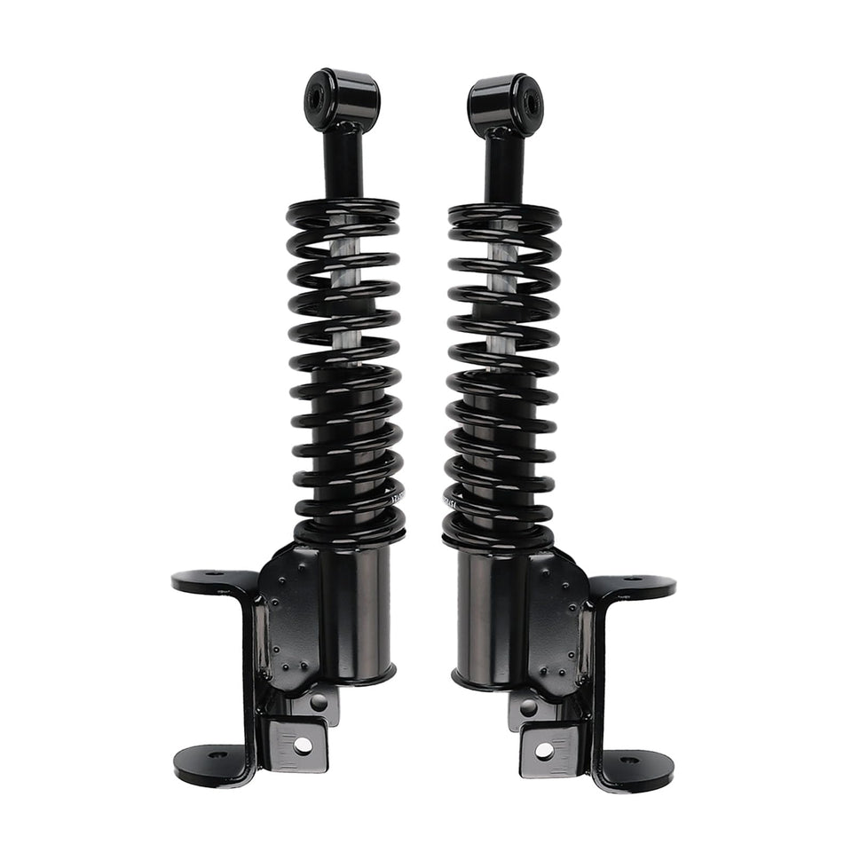 Drive Up EZGO RXV front shock assembly driver-side view improves ride stability