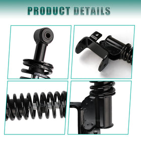 Drive Up EZGO RXV front shock assembly passenger-side view enhances comfort